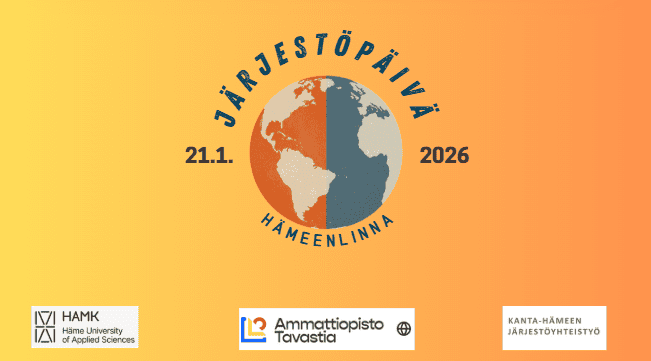 Järjestöpäivä, järjestöt, tapahtumapäivä, yhteistyö, HAMK, Tavastia, Kanta-Hämeen järjestöyhteistyö,