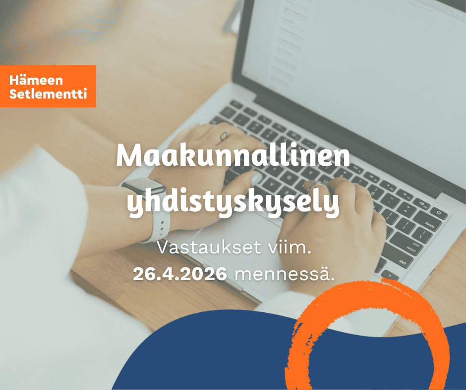 Maakunnallinen yhdistyskysely on auki